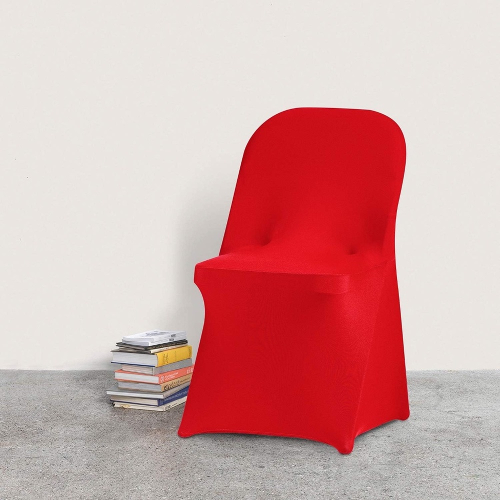NEW 6 pieces Peomeise Stretch Spandex Folding Chair Cover for Wedding